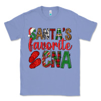 Colony Blue Santa's Favorite Cna Classic Tee - BundleAndBundleShop