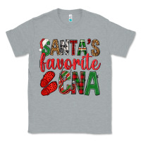 Heather Grey Santa's Favorite Cna Classic Tee - BundleAndBundleShop