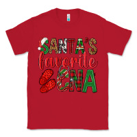 Red Santa's Favorite Cna Classic Tee - BundleAndBundleShop
