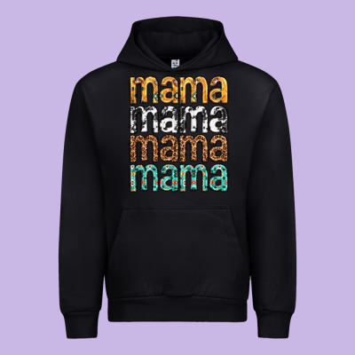 Mama Mama Mama Mama Mothers Day Urban Hoodie Designed By Texasbilliewilder