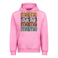 Fuchsia Pink mama mama mama mama mothers day Urban Hoodie - texasbilliewilder