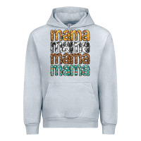 Heather Grey mama mama mama mama mothers day Urban Hoodie - texasbilliewilder