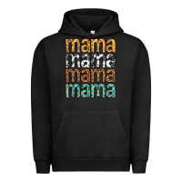 Pigment Black mama mama mama mama mothers day Urban Hoodie - texasbilliewilder