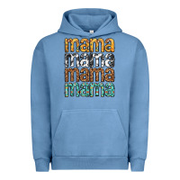 Pigment Pebble Blue mama mama mama mama mothers day Urban Hoodie - texasbilliewilder
