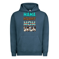 Pigment Midnight Navy mama mommy mom bruh Urban Hoodie - texasbilliewilder