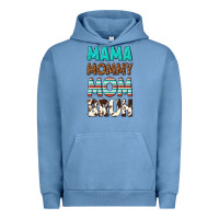 Pigment Pebble Blue mama mommy mom bruh Urban Hoodie - texasbilliewilder