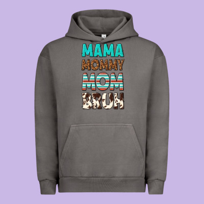 Mama Mommy Mom Bruh Urban Hoodie Designed By Texasbilliewilder
