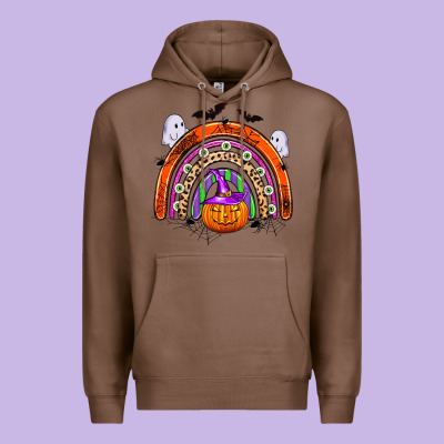 Halloween Rainbow Premium Hoodie Designed By Zillion Design Studio