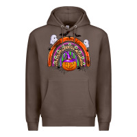 Coffee halloween rainbow Premium Hoodie - Zillion Design Studio