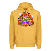 Mustard halloween rainbow Premium Hoodie - Zillion Design Studio
