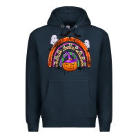 Navy halloween rainbow Premium Hoodie - Zillion Design Studio