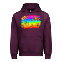 Mauve Wine pride flag Urban Hoodie - Zillion Design Studio