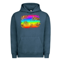 Pigment Midnight Navy pride flag Urban Hoodie - Zillion Design Studio