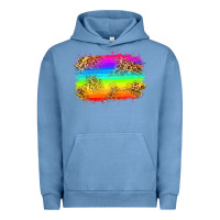 Pigment Pebble Blue pride flag Urban Hoodie - Zillion Design Studio