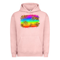 Pigment Salmon pride flag Urban Hoodie - Zillion Design Studio