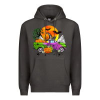 Smoke halloween farm truck Premium Hoodie - Zillion Design Studio