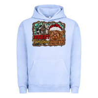 Pigment Grape Ice merry Christmas highland cow Urban Hoodie - RanaPortraitStore