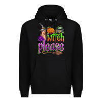 Black witch please Premium Hoodie - Zillion Design Studio