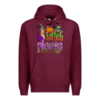 Burgundy witch please Premium Hoodie - Zillion Design Studio