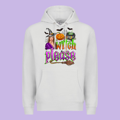 Witch Please Premium Hoodie Designed By Zillion Design Studio