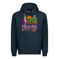 Navy witch please Premium Hoodie - Zillion Design Studio