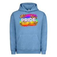 Pigment Pebble Blue pride flag Urban Hoodie - Zillion Design Studio