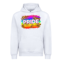 White pride flag Urban Hoodie - Zillion Design Studio