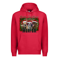 Cardinal merry christmas heifer Premium Hoodie - RanaPortraitStore
