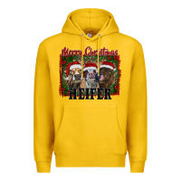 Lemon merry christmas heifer Premium Hoodie - RanaPortraitStore