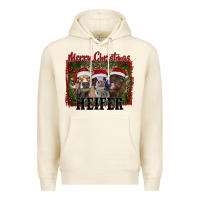 Sandshell merry christmas heifer Premium Hoodie - RanaPortraitStore