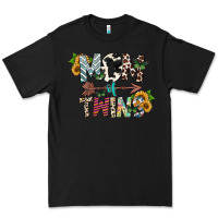 Black mom of twins Premium Tee - CowhideDigitalArt