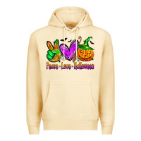 Pina Colada peace love halloween Premium Hoodie - Zillion Design Studio