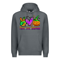 Rock peace love halloween Premium Hoodie - Zillion Design Studio