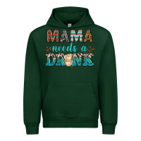 Forest Green mama needs a drink Urban Hoodie - texasbilliewilder