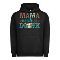 Pigment Black mama needs a drink Urban Hoodie - texasbilliewilder