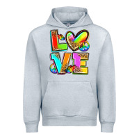 Heather Grey love pride Urban Hoodie - Zillion Design Studio
