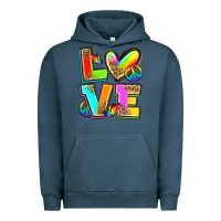 Pigment Midnight Navy love pride Urban Hoodie - Zillion Design Studio