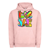 Pigment Salmon love pride Urban Hoodie - Zillion Design Studio