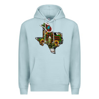 Blue Mist christmas texas Premium Hoodie - RanaPortraitStore