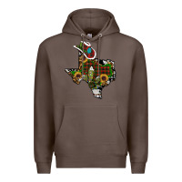 Coffee christmas texas Premium Hoodie - RanaPortraitStore
