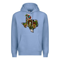Colony Blue christmas texas Premium Hoodie - RanaPortraitStore