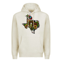 Oatmeal Heather christmas texas Premium Hoodie - RanaPortraitStore