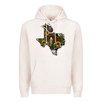 Pale Pink christmas texas Premium Hoodie - RanaPortraitStore