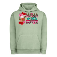 Pigment Oil Green mama needs coffee mothers day Urban Hoodie - texasbilliewilder