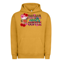 Pigment Peanut Butter mama needs coffee mothers day Urban Hoodie - texasbilliewilder