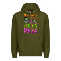 Army Green it's just a bunch of hocus pocus Premium Hoodie - Zillion Design Studio
