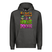 Charcoal Heather it's just a bunch of hocus pocus Premium Hoodie - Zillion Design Studio