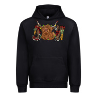 Black joy highland cow Urban Hoodie - RanaPortraitStore