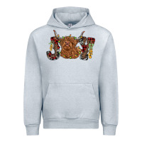 Heather Grey joy highland cow Urban Hoodie - RanaPortraitStore