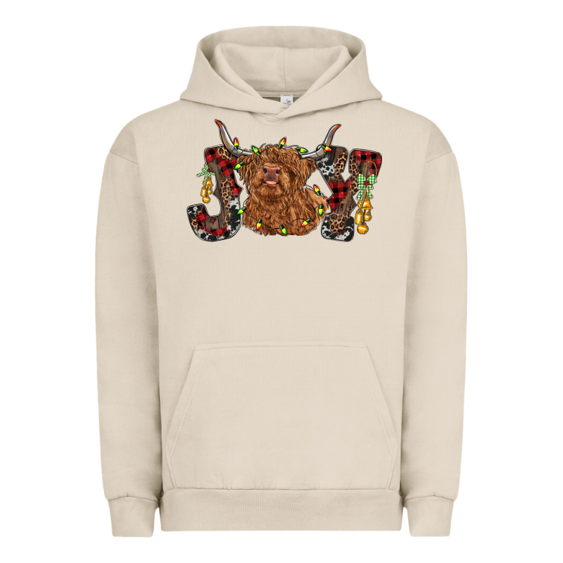 Joy Highland Cow Urban Hoodie by RanaPortraitStore | Teevron